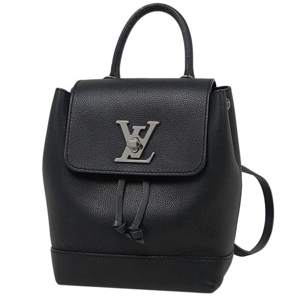 Louis Vuitton Backpack Mini Daypack Rucksack Leather Noir Black - Picture 1 of 6